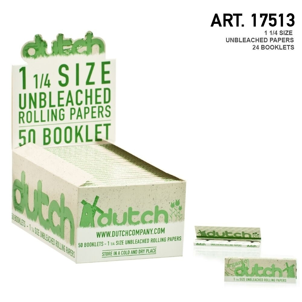 Dutch | 1-1/4 Size unbleached papers -