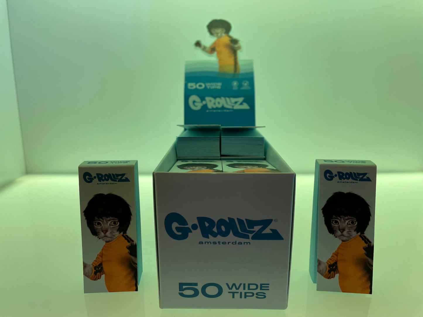 G-ROLLZ | Pets Rock 'Kung Fu' Blue Filter Tips 2,5 X 6cm