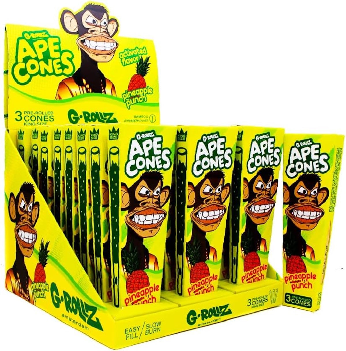Ape Cones Pineapple Punch 3pk