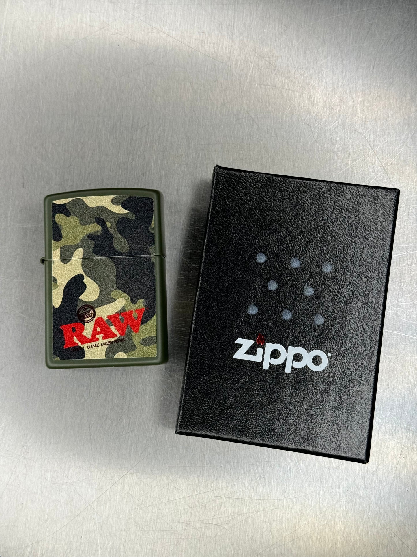 Raw Camo Zippo Lighter