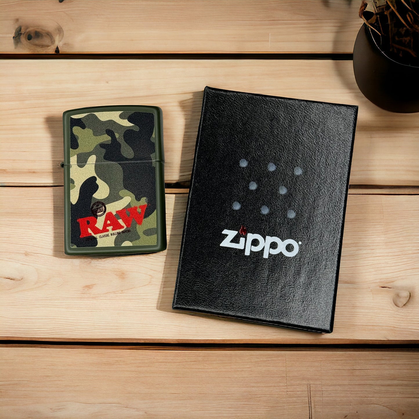 Raw Camo Zippo Lighter