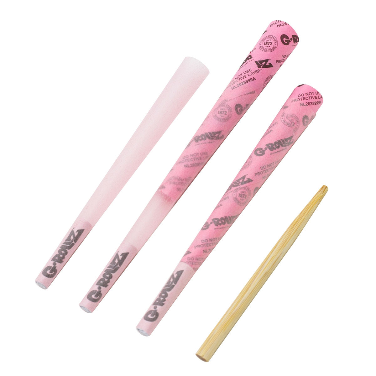 G-ROLLZ | Banksy Graffiti "Thug for Life" Pink - 6 '1¼' Cones