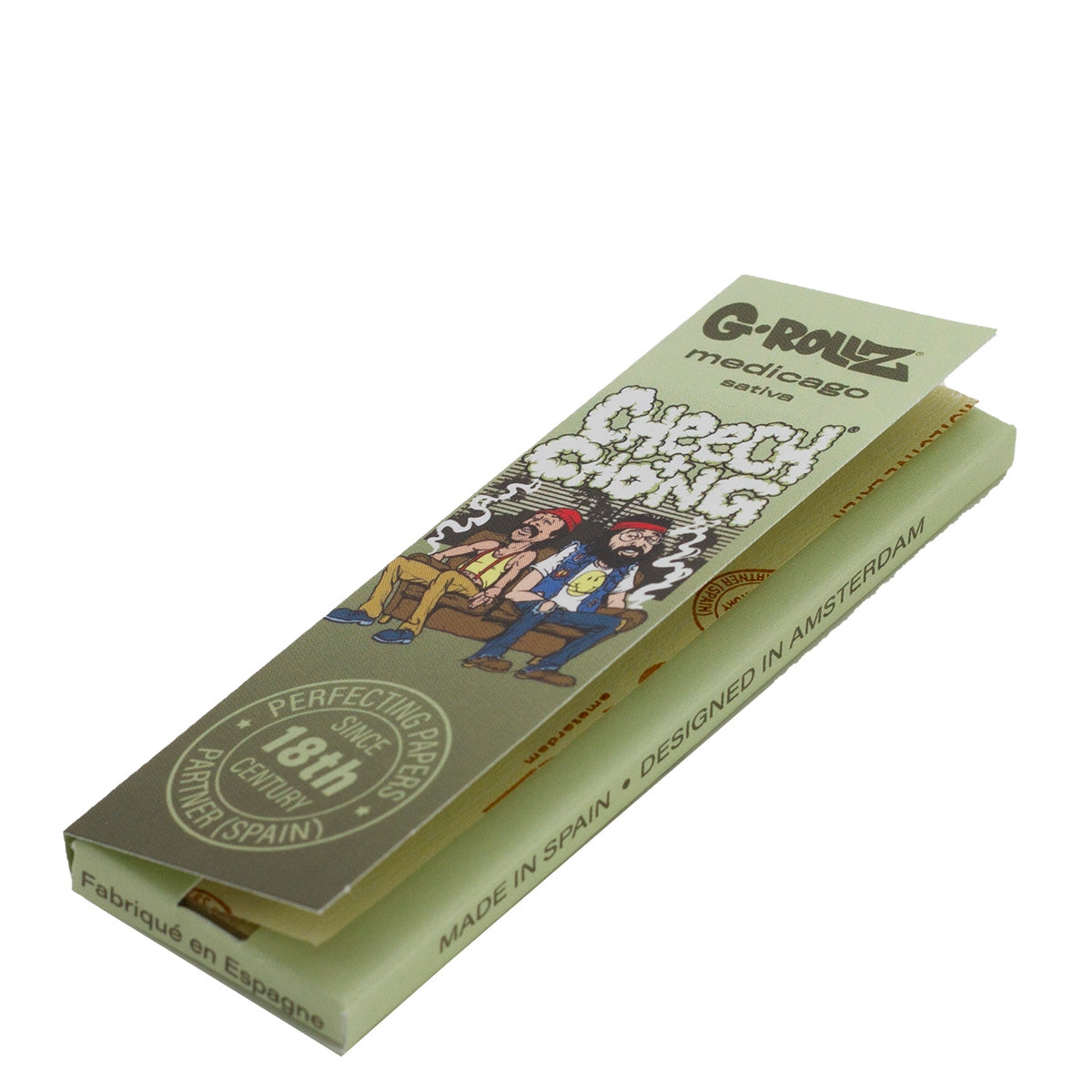 G-ROLLZ | Cheech & Chong(TM) 'Couch' - Medicago Extra Thin -50 '1¼' Papers (