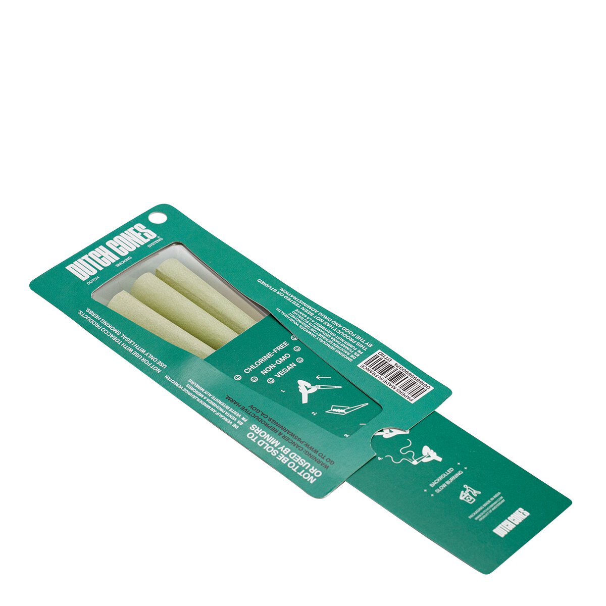 Dutch Cones | KS Green Organic Hemp Pre-Rolled Cones 6pc