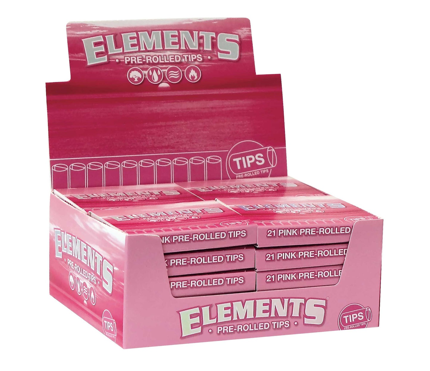 Elements Pink Pre-rolled tips