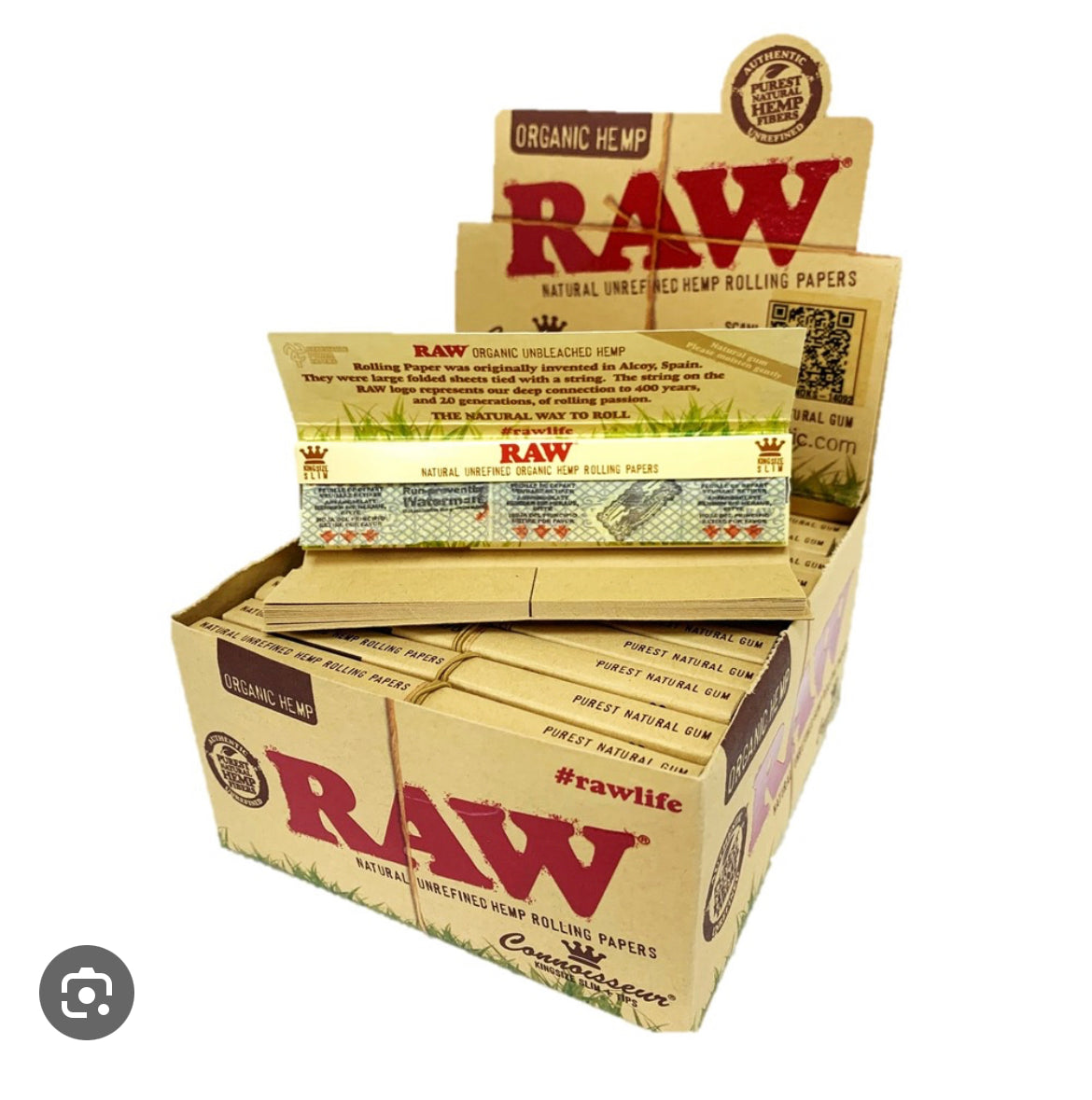 Raw Organic paper & tips