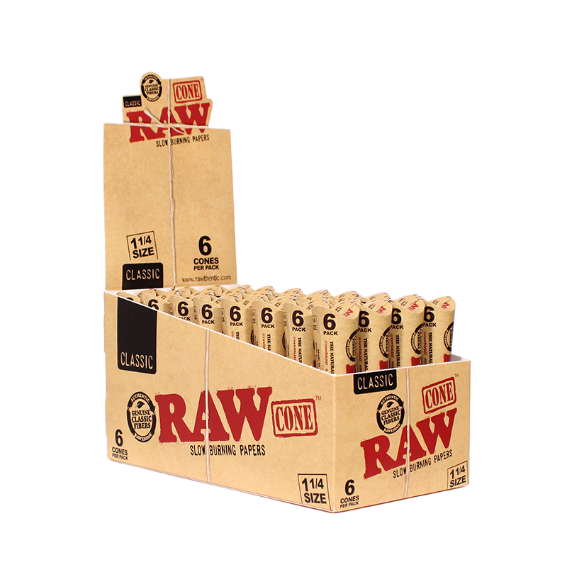 Raw Cones 6 pack