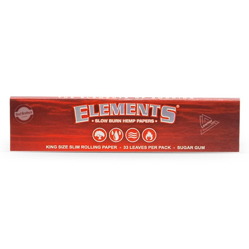 Elements Red Papers Kingsize