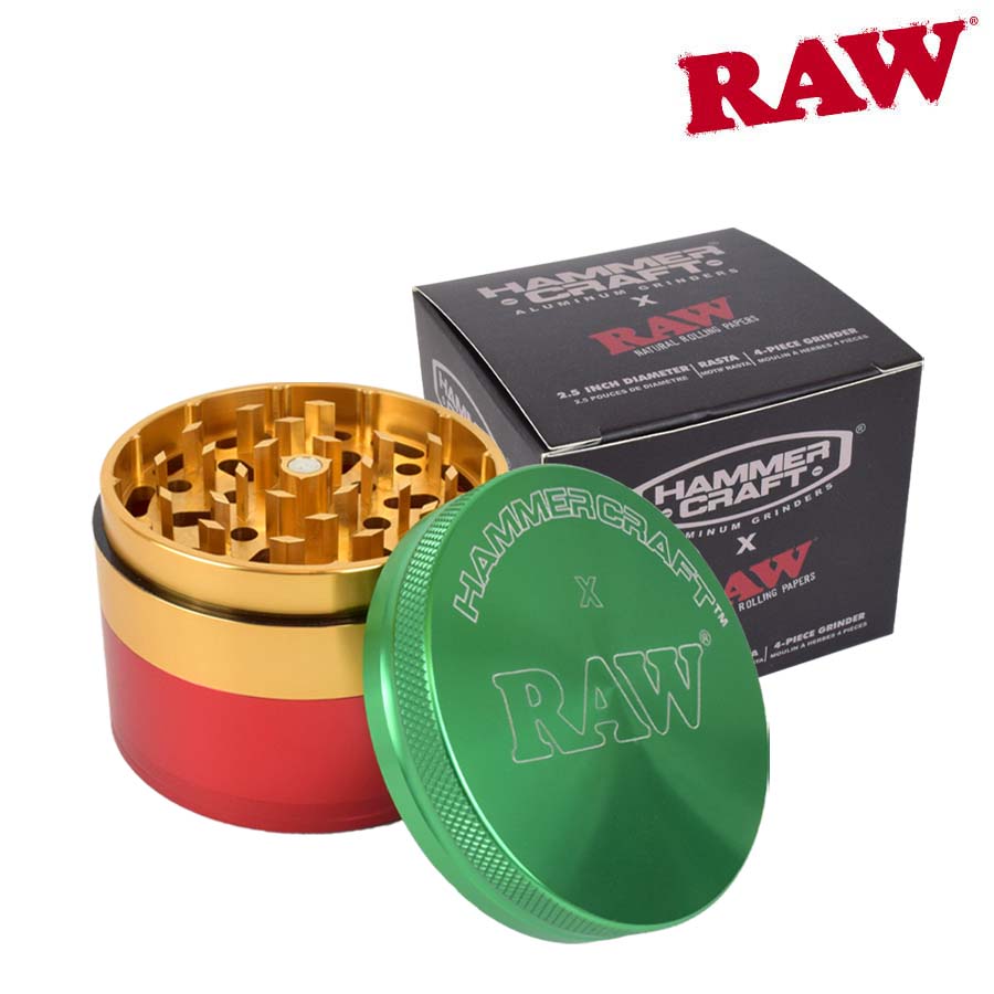 Hammercraft x RAW 4-Piece Grinder