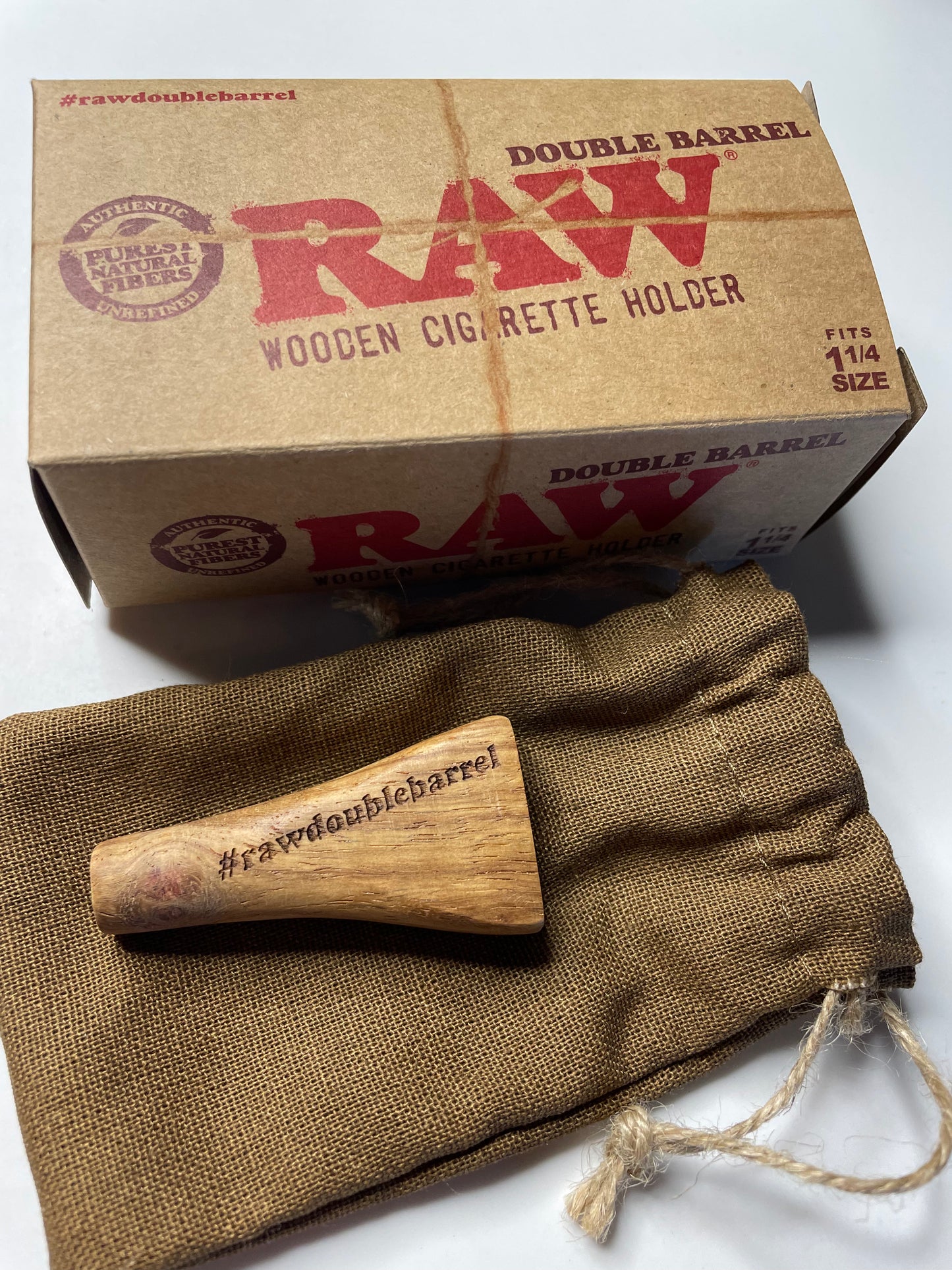 Raw Double Barrel Holder