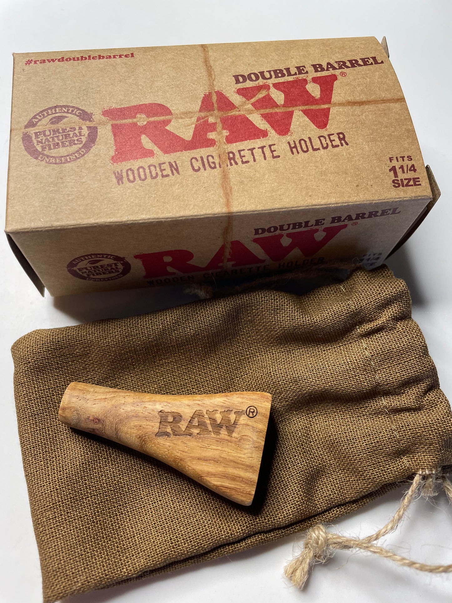 Raw Double Barrel Holder