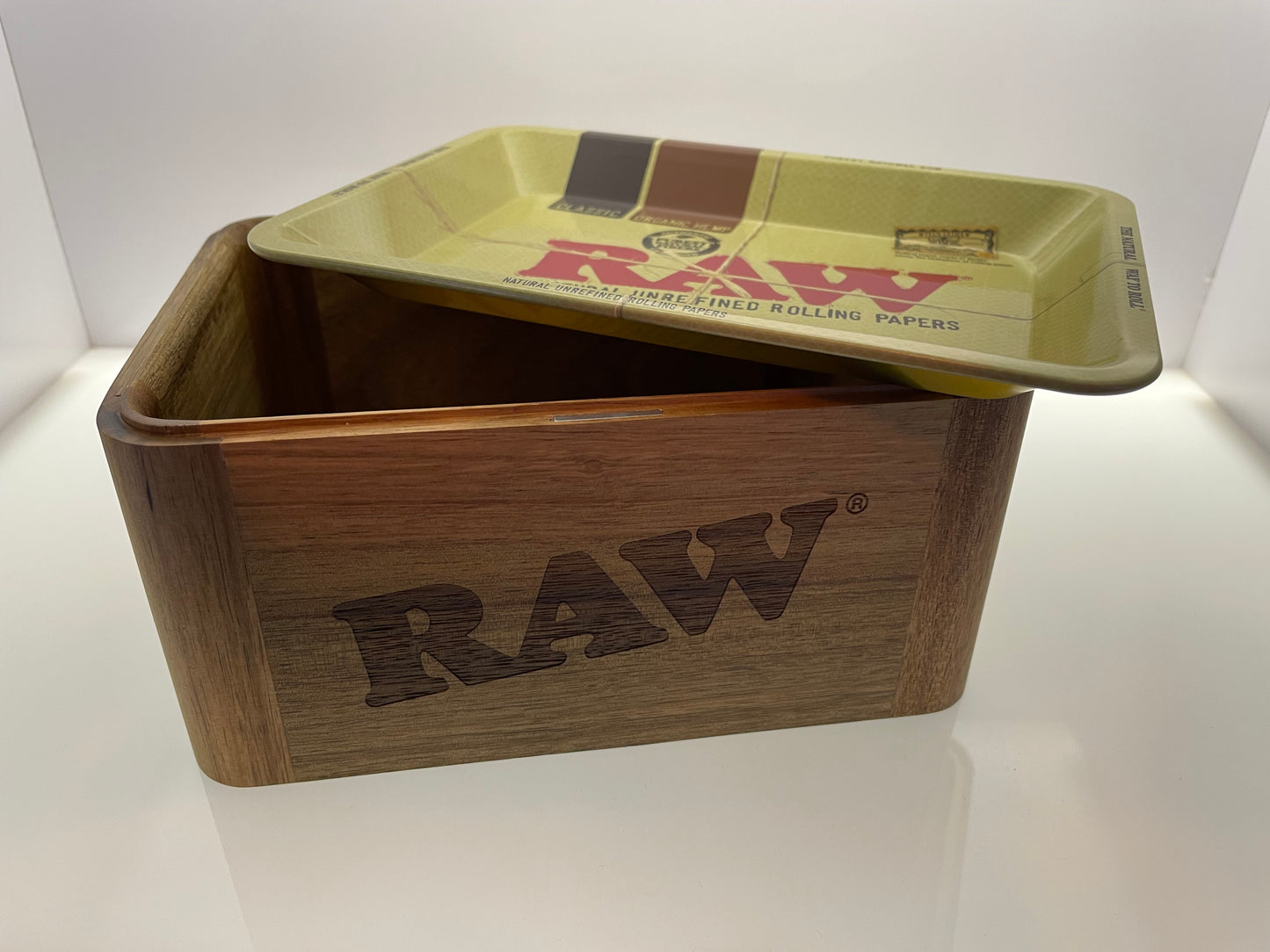 Raw Wooden Storage Box