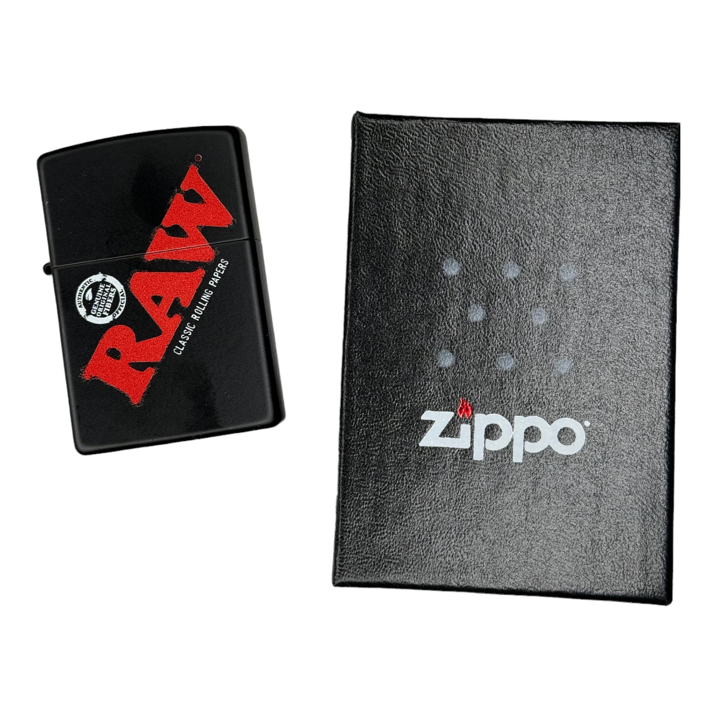 Raw Black Zippo Lighter