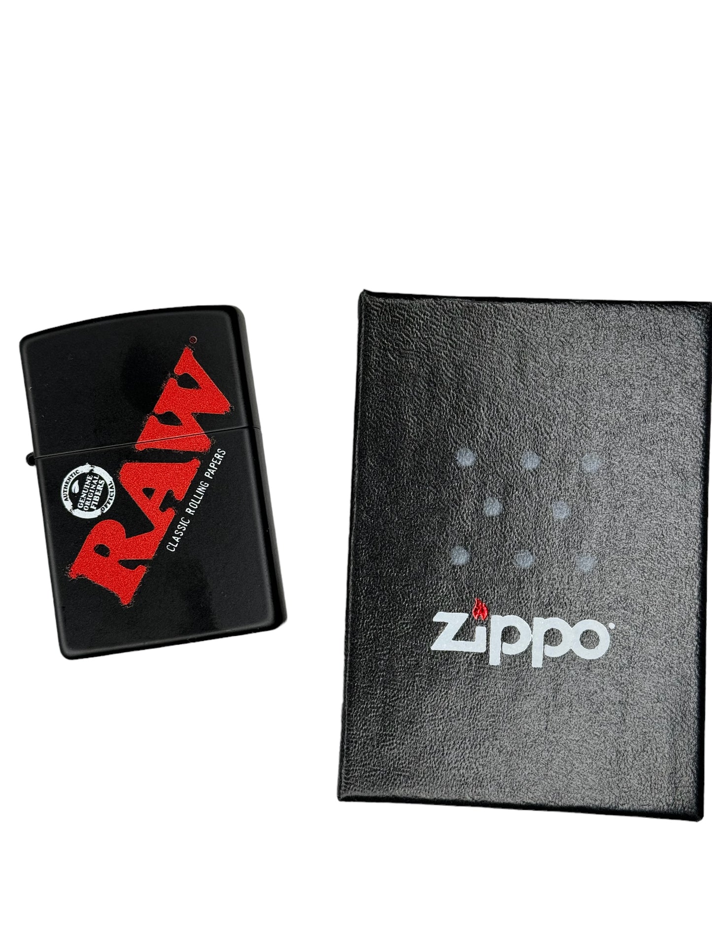 Raw Black Zippo Lighter