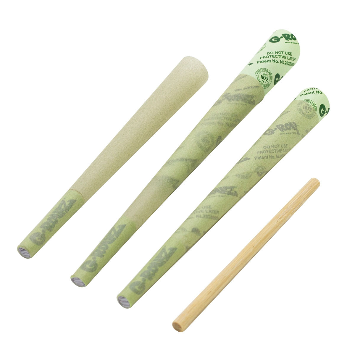 G-ROLLZ | Pets Rock "Rap" Organic Green Hemp - 3 KS Cones