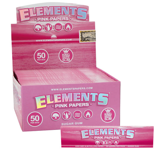 Elements Pink King Size Papers