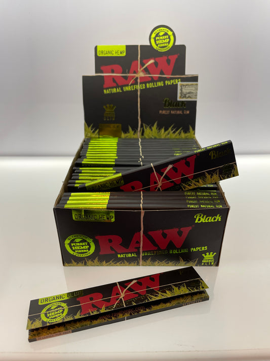 Raw Black Organic Papers